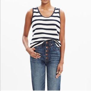 Madewell Coastland Striped Tank Top